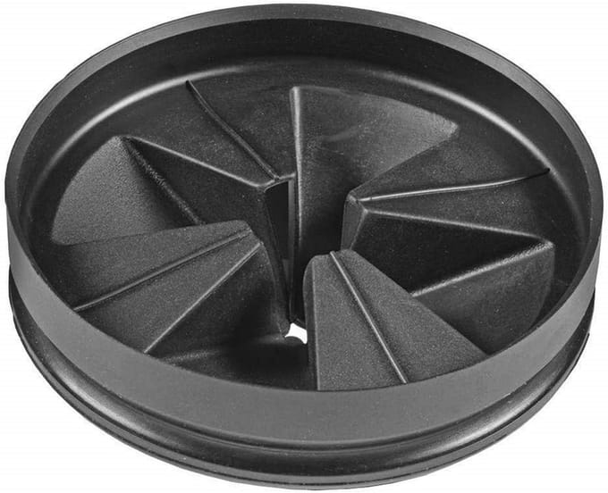 Splash Guard for Sink - Silent Waste Disposal Collar Replacement (9.5cm Diameter)