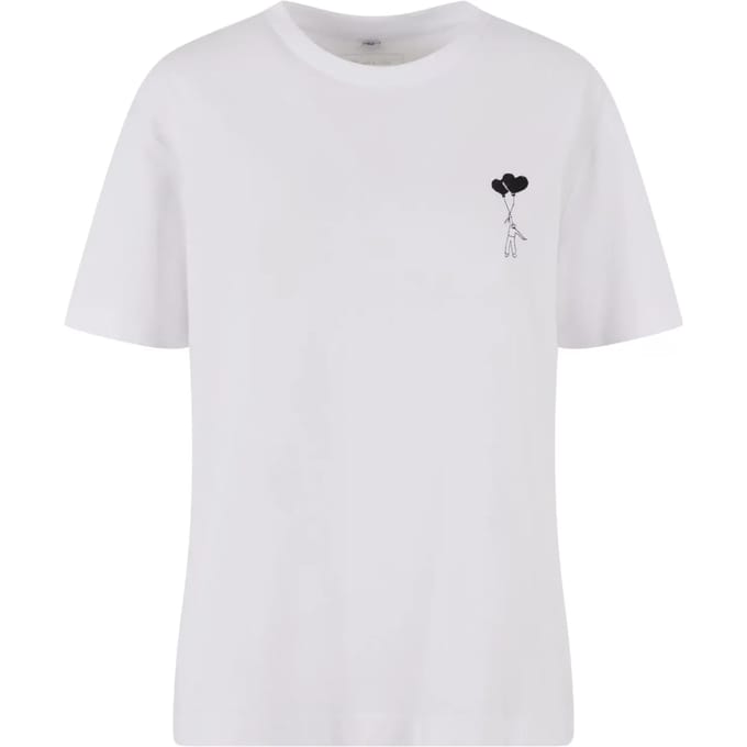 Dames-T-shirt Miss Tee Love In The Air EMB