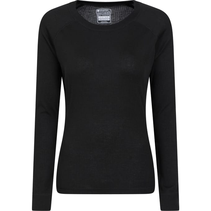 Mountain Warehouse Dames/Dames Talus Top met lange mouwen (Zwart)
