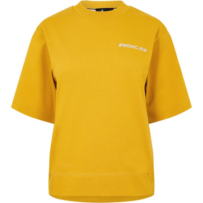 Moncler Grenoble logo geborduurd T-shirt
