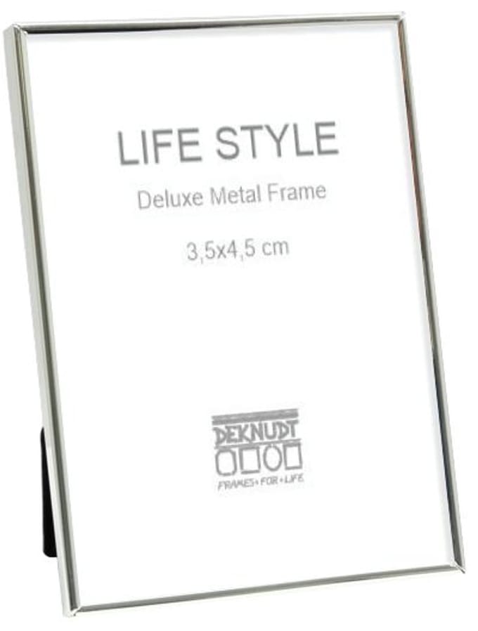 Deknudt Frames fotolijst S58MS1 - zilver - metaal - pasfoto 3,5x4,5 cm