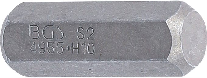 BGS Bitsaandrijving buitenzeskant 10 mm (3/8") binnenzeskant...