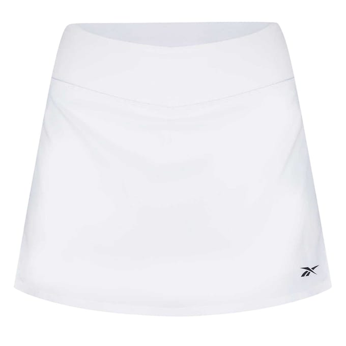 Reebok Dames Logo Tennis Skort (Wit)