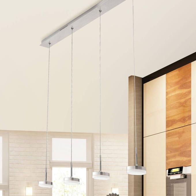 Fabas Luce LED hanglamp Dunk, 4-lamps