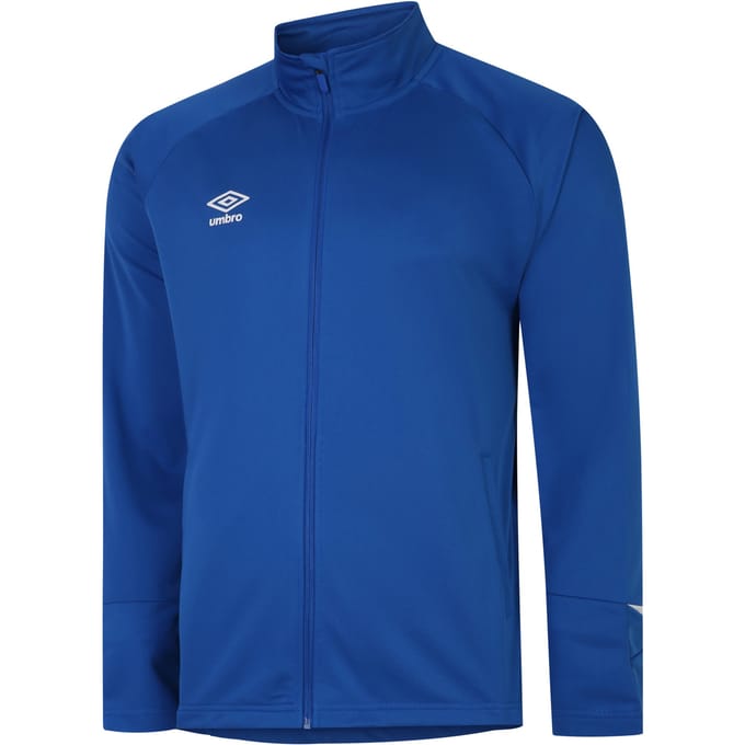 Umbro Gebreid trainingsjack voor heren (Koningsblauw/Wit)