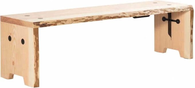 Weltevree | Forestry Bench | Tuinbank | Bruin | 3 personen