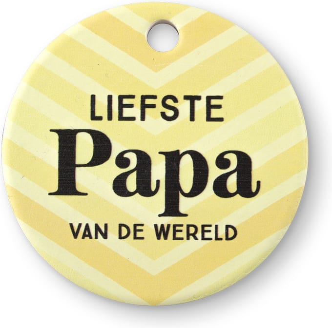 Liefste Papa - Magneet - Keramiek - Miko