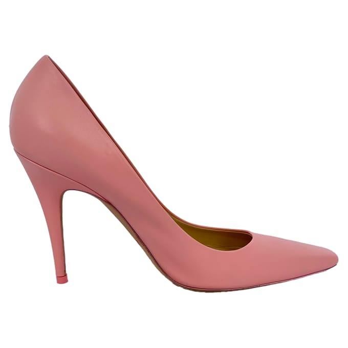 Jimmy Choo x Off-White Frances Pumps in Roze Leer