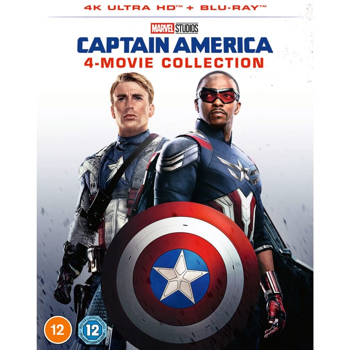 Captain America - 4 Movie Collection - 4K Ultra HD + Blu-ray - Import