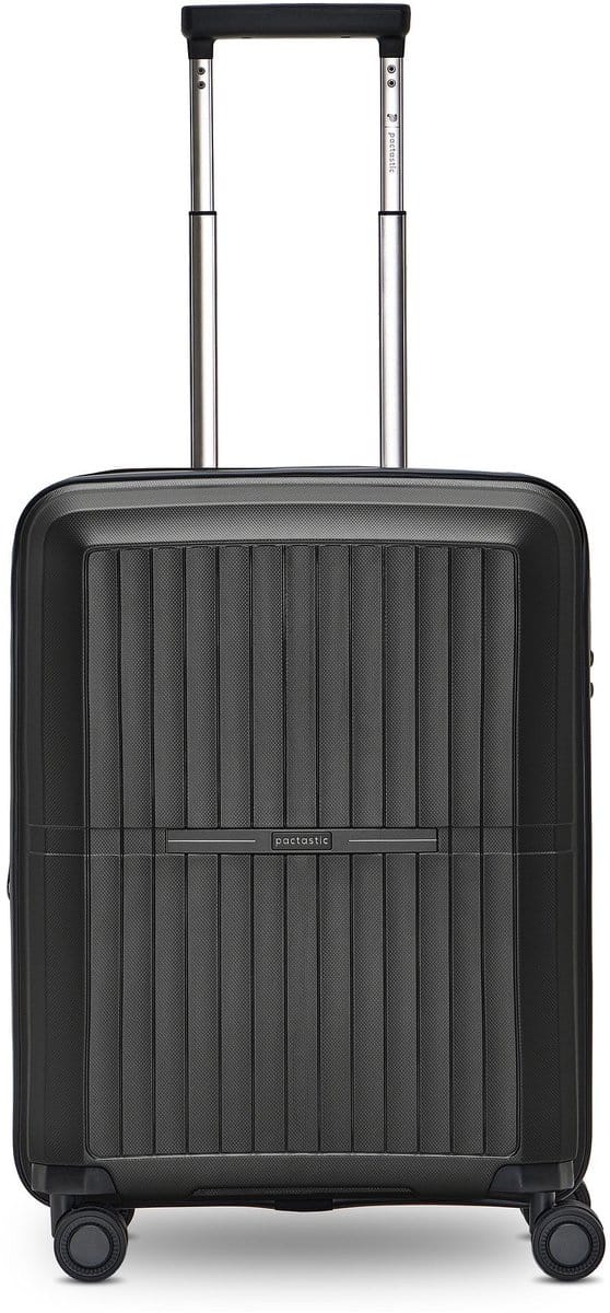 Pactastic Collection 01 Cabin Trolley Black - Metallic Zwart 55cm