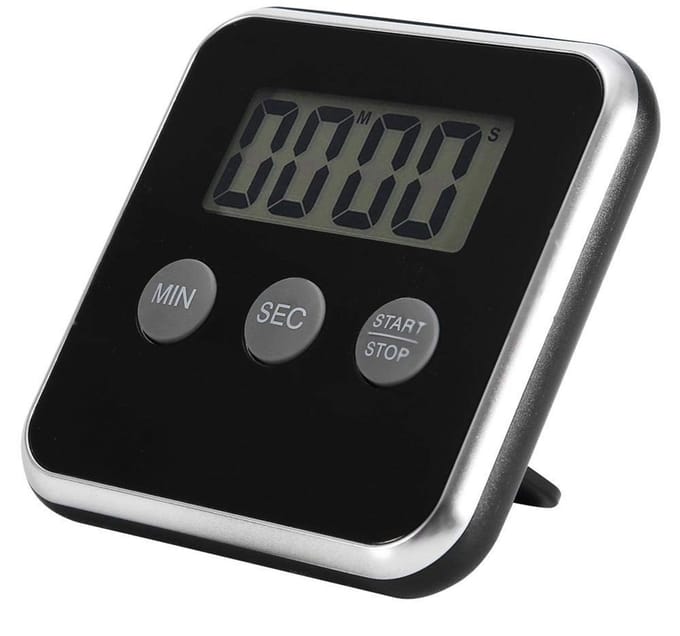 ONF3 - Digitale Kookwekker - Minitimer met Luid Alarm - Geel - Keuken Timer - Handig voor Koken - Compact formaat