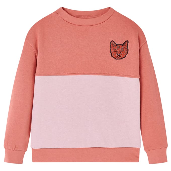vidaXL - Kindertrui - blokontwerp - 116 - roze