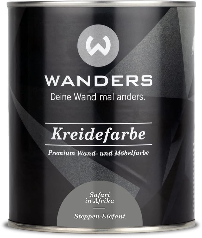 Wanders24 Krijtverf meubelverf – Steppen Elefant grijs – 750 ml mat