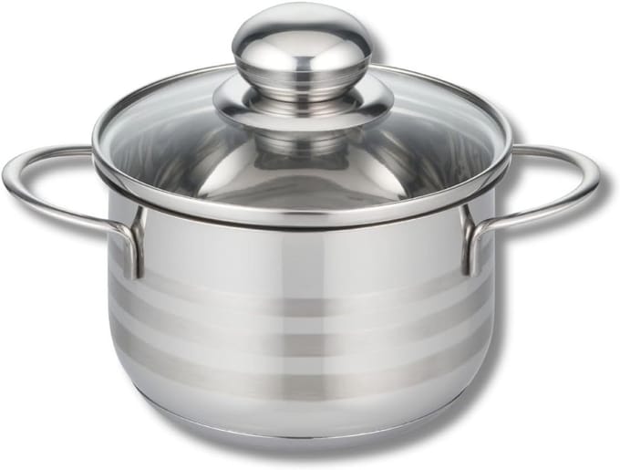 Stainless Steel Induction Cooking Pan 12 cm
