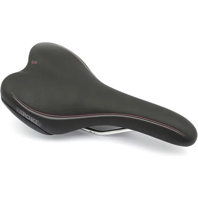 Velo Vl3135 Steel Zadel Zwart 149 mm
