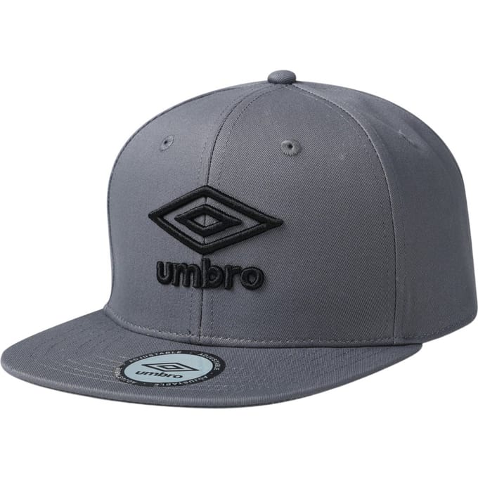 Umbro Platte Snapback Baseball Cap (Grijs)