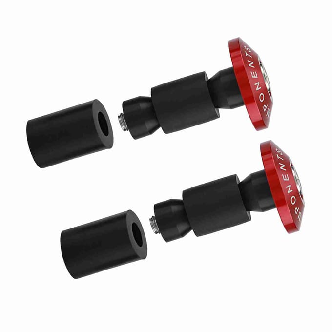 22 mm 78 inch motorfiets stuuruiteinde-schuifdoppen voor race-ATV offroad rood black