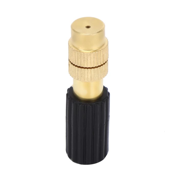 10 stuks nevelwatersproeier met T-stuk Tuinirrigatie Koelaccessoire voor 8/12 slang black