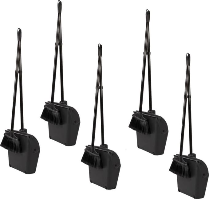 Talen Tools Stoffer en blik - professional - Lange steel - 5 Stuks