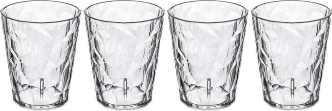 Koziol Waterglazen - Onbreekbaar Superglas - 250 ml - 4 stuks