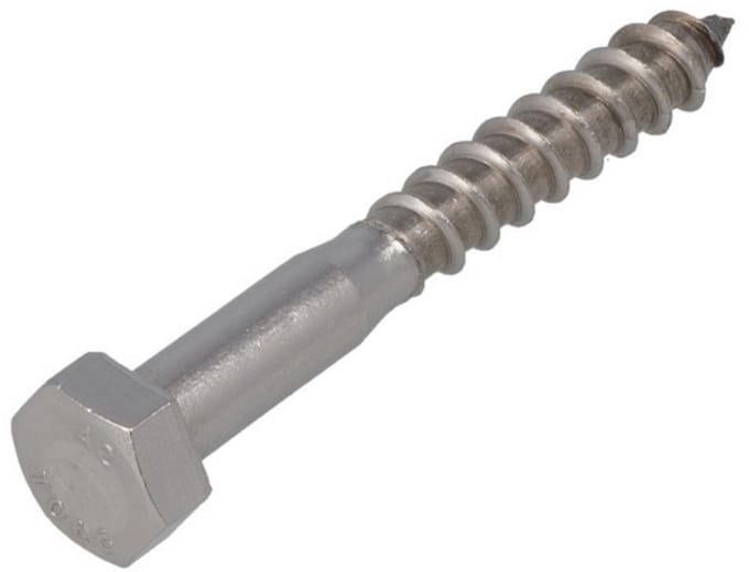 houtdraadbout 10x 50 inox A2 din 571 (50st)