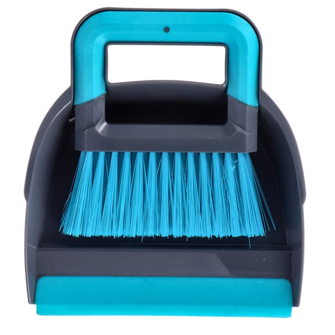 Alpina Stoffer en Blik 19x21.5 cm Blauw/Grijs