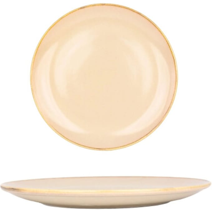 Bonna Dinerbord - Sand Hygge - Porselein - 27 cm - set van 6