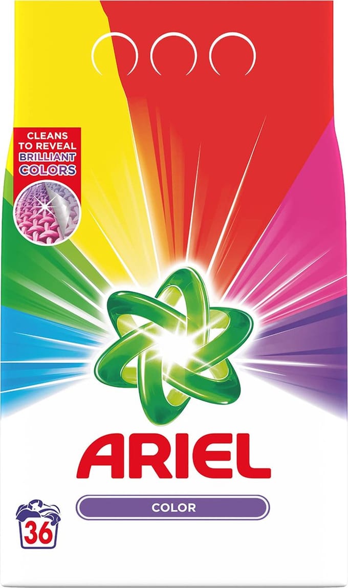 Ariel - Wasmiddel - Waspoeder - Color - Aqua - Puder - 36wb/2340g