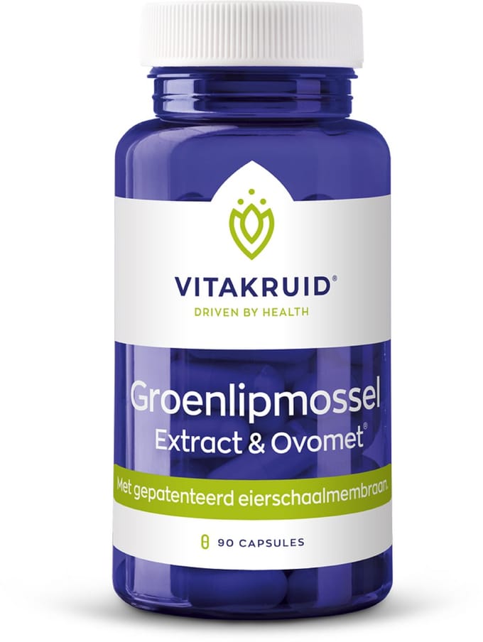 VitaKruid Groenlipmossel extract & Ovomet - 90 vcaps