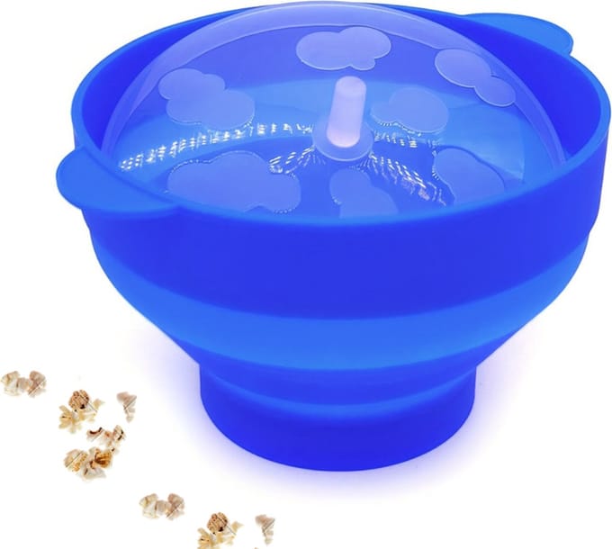 Nivard Popcornmakers - Popcornpan - Popcorn Machine - Mini Popcorn Machine - Blauw