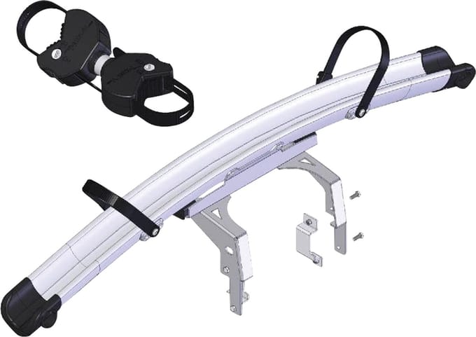 Twinny Load Uitbereidingset 3e Fiets E-active Zilver