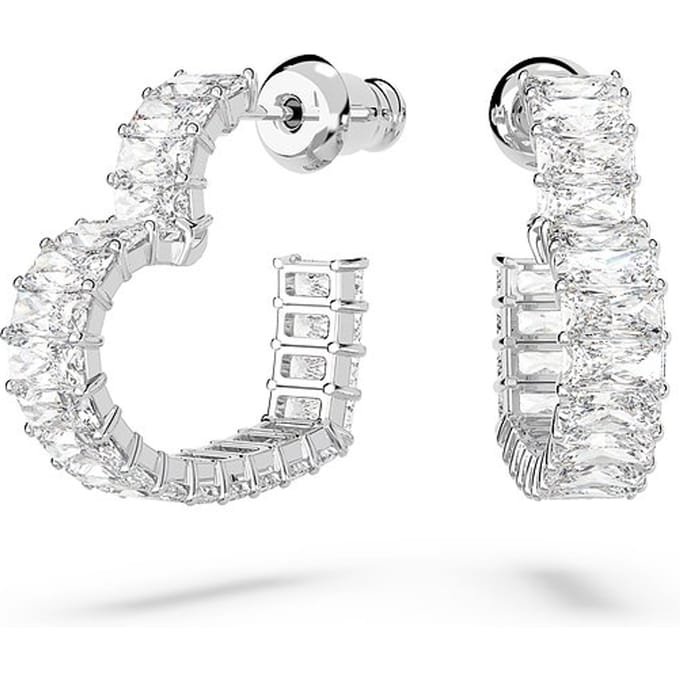 Swarovski 5653170 Matrix Hart Hoop Kleine Oorbellen 5653170 white