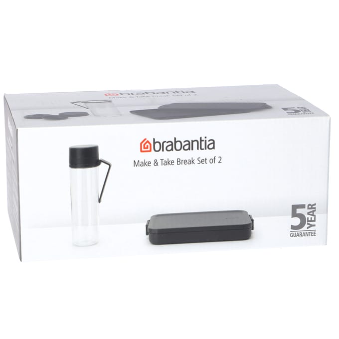 Brabantia Make & Take Breakset - 2-delig - Kunststof - Dark Grey