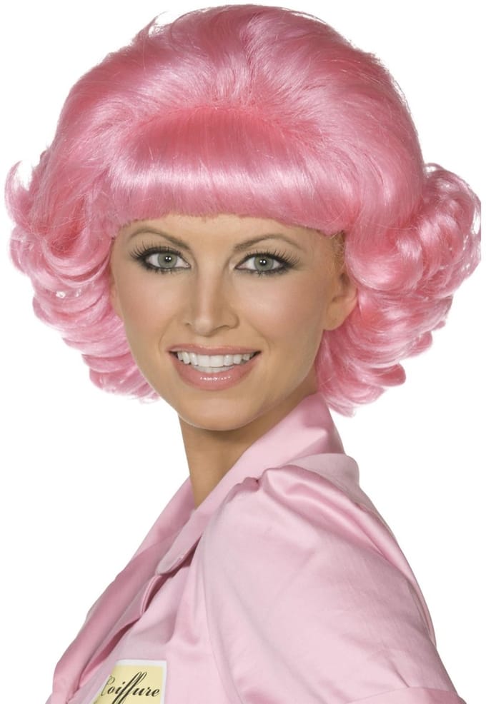 Grease™-pruik voor dames - Verkleedpruik - One size