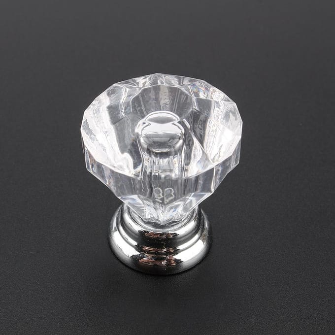 12 Diamant Kristalglas Kastknop Kast Lade Trekhandvat