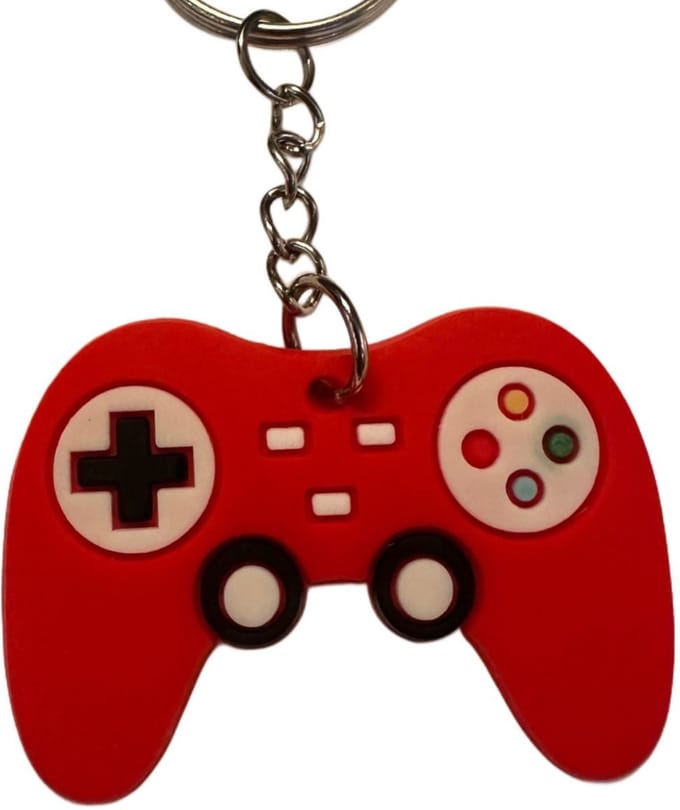 Sleutelhanger Gamecontroller Rood