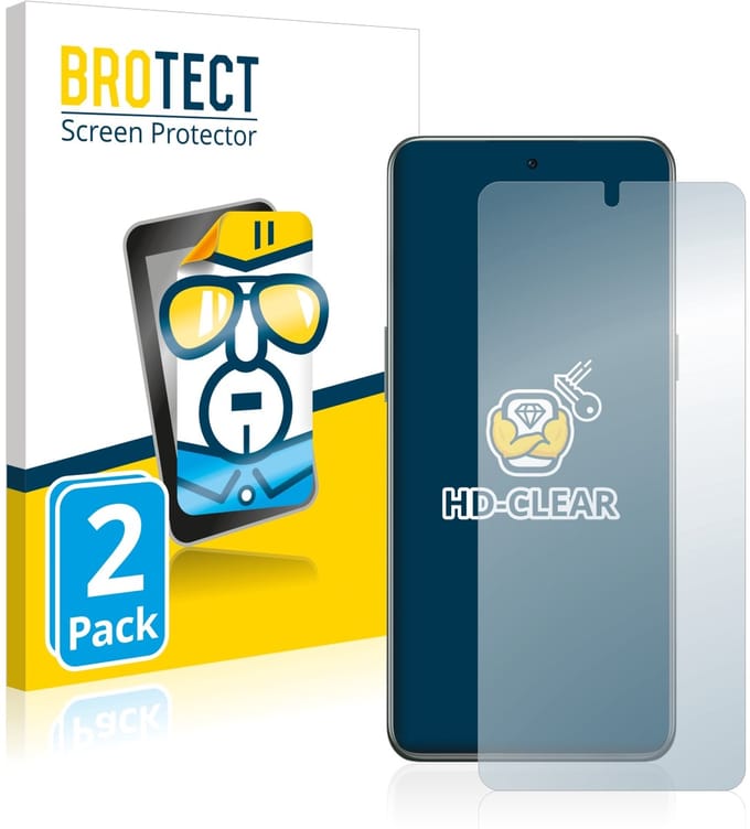 BROTECT - Screenprotector voor OnePlus 10T 5G - Folie Beschermfolie transparant 2 Stuks