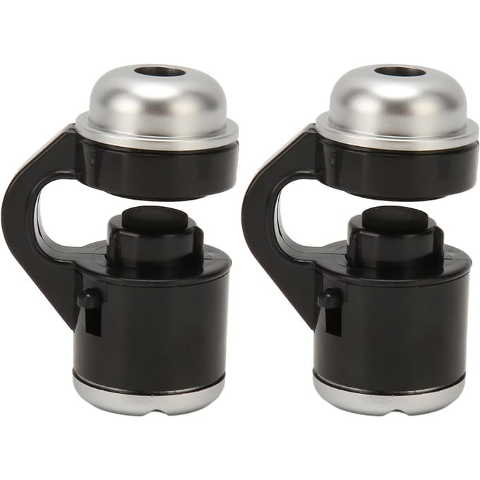 2pcs Microscope pour téléphone Zoom 30x Microscope LED Microscope à clip portable pour détection de la peau Examen des cheveux