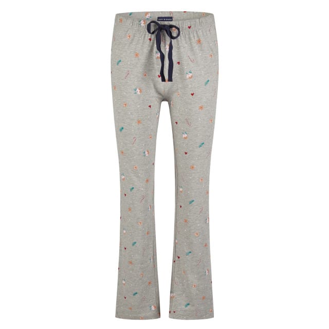 Happy Shorts Dames Kerst Pyjama Set Shirt + Broek Giftbox Bakkerij Blauw - Maat M
