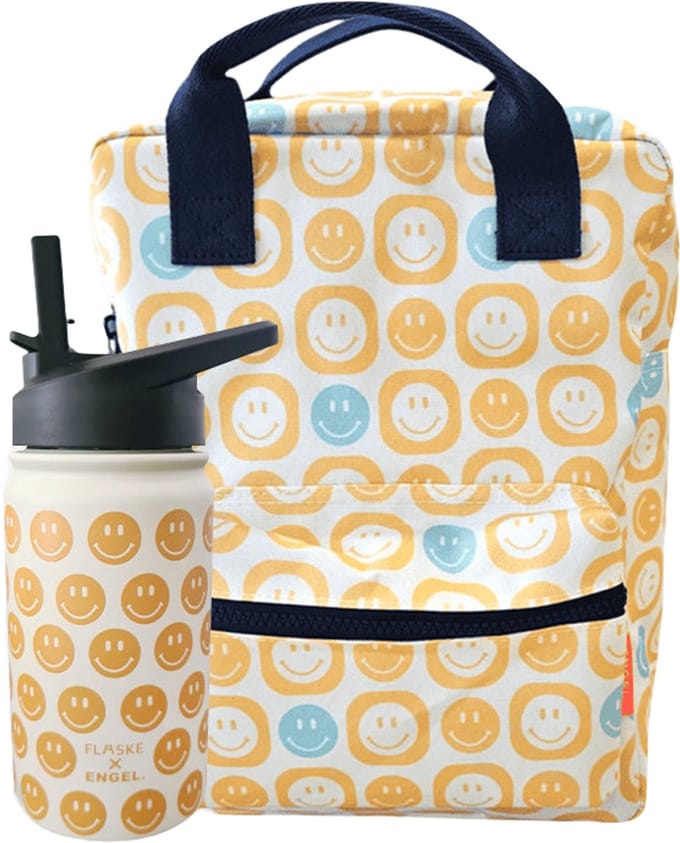 Bundle - Kids Bottle + Backpack Smiley