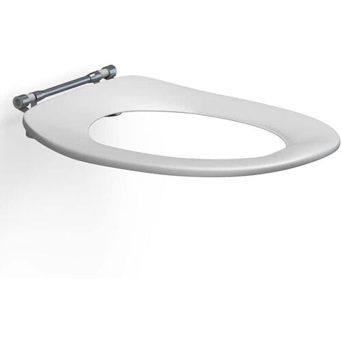 Pressalit Care WC seat Dania with hinge R27000-D92999