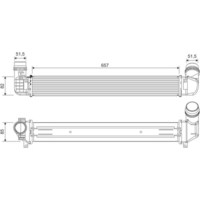 Intercooler VALEO 818389