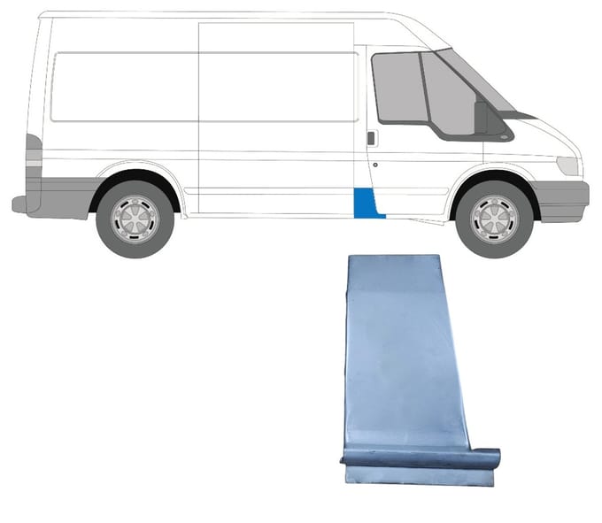 Reparatiepaneel stijl voor Ford Transit 2000-2013 / Rechts