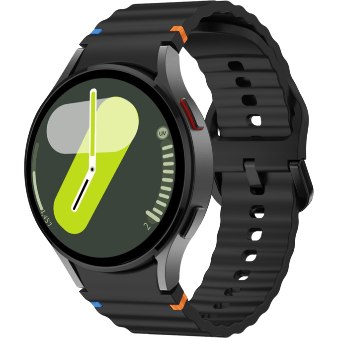 Mocaa Samsung Galaxy Watch Wave Bandje Zwart