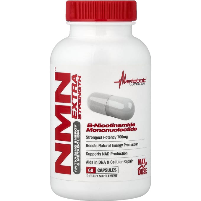 Metabolic Nutrition, NMN, 60 Capsules (350 mg per capsule)