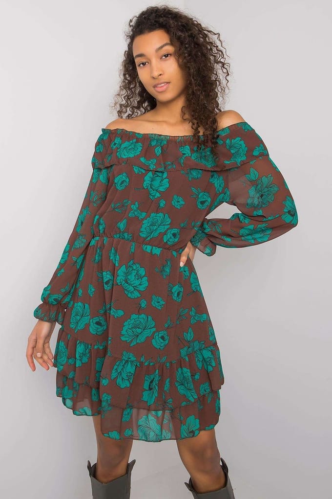 Ocean Flow Dress - Aqua Grün / Einheitsgröße