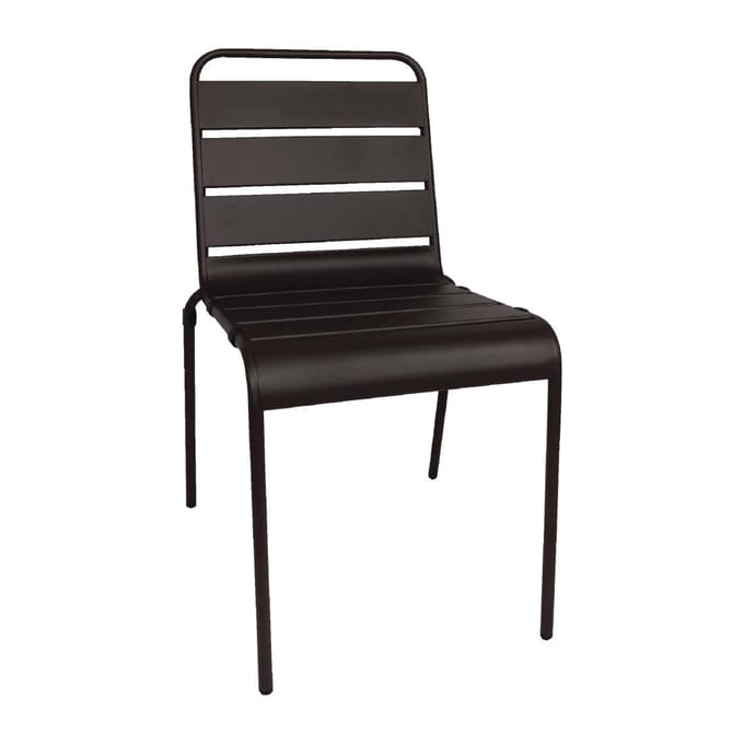 Bolero Stalen Stoelen Zwart ( Set van 4 )