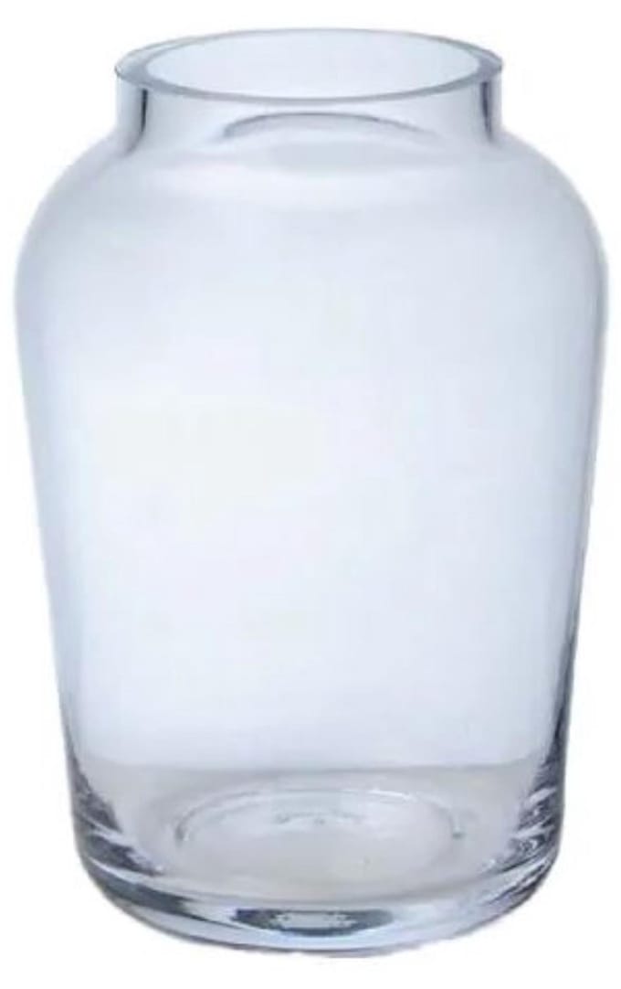 Trino vaas glas Ø14xH20cm