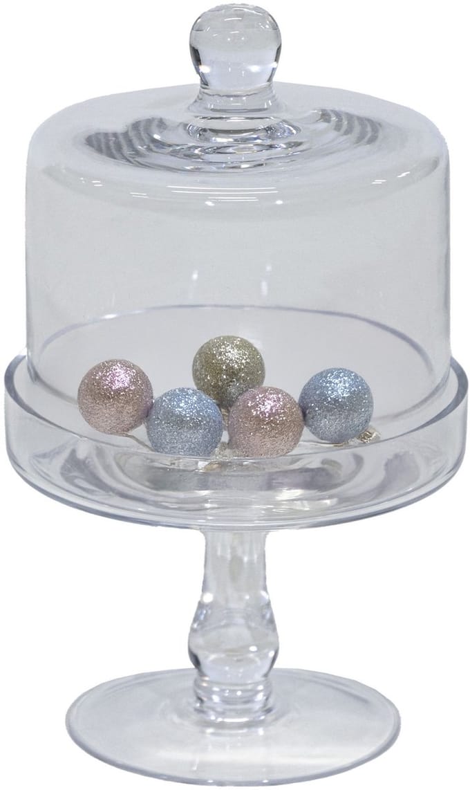 Mega Collections decoratie stolp - Motion - glas - 14 x 23 cm - decoratieve stolp