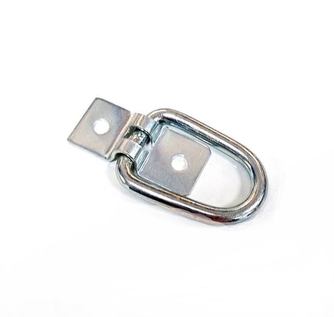 oogplaat d-ring 47x20 - middel sjoroog - bindoog - bindhaak - dekzeilhouder